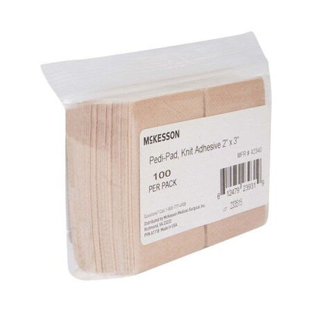 Mckesson Beige Protective Pad, 2 x 3 Inch, 600PK 42340